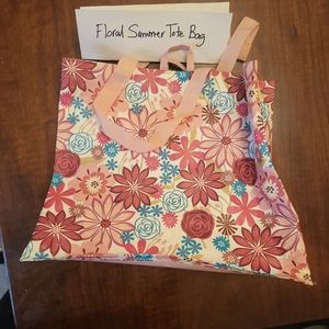 Floral Summer Tote Bag